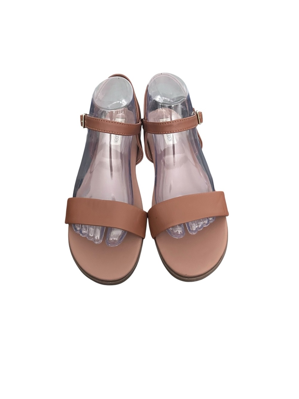 Steve Madden Brown Strap Sandals Buckle Casual Womens Size 10 - Picture 3 of 10